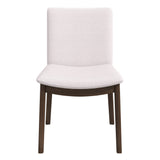 Laura Cream Linen Solid Wood Dining Chair from Ashcroft Furniture - Luna Furniture