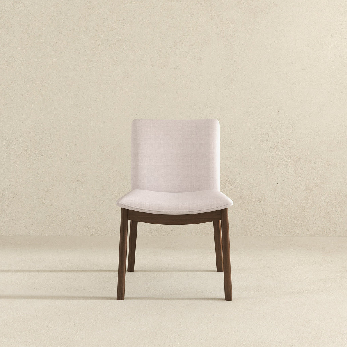Laura Cream Linen Solid Wood Dining Chair from Ashcroft Furniture - Luna Furniture