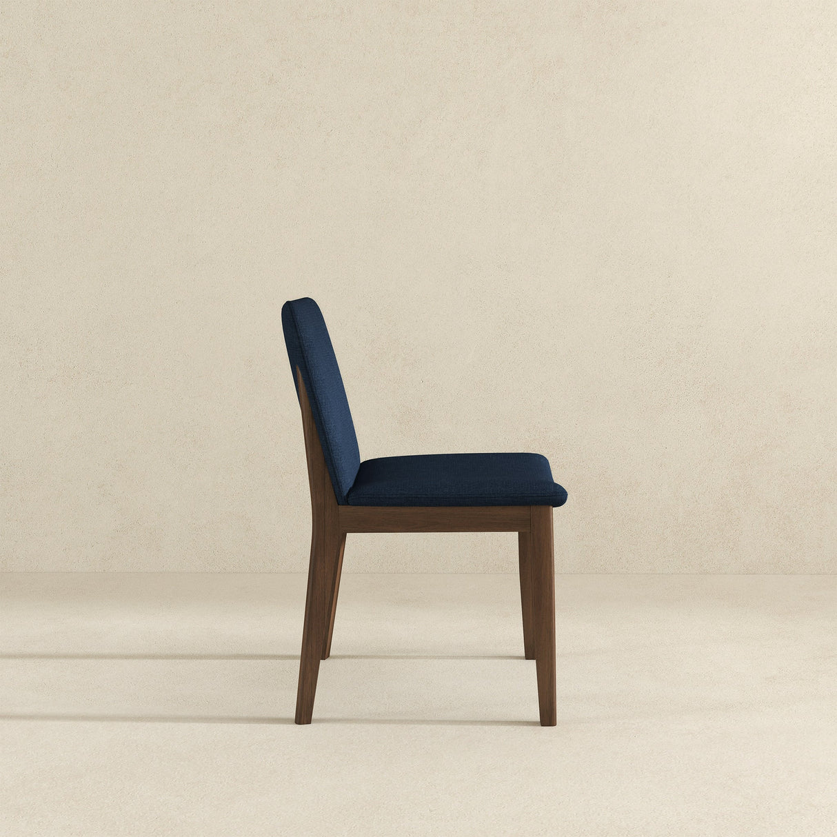 Laura Blue Linen Solid Wood Dining Chair (Set Of 2) from Ashcroft Furniture - Luna Furniture