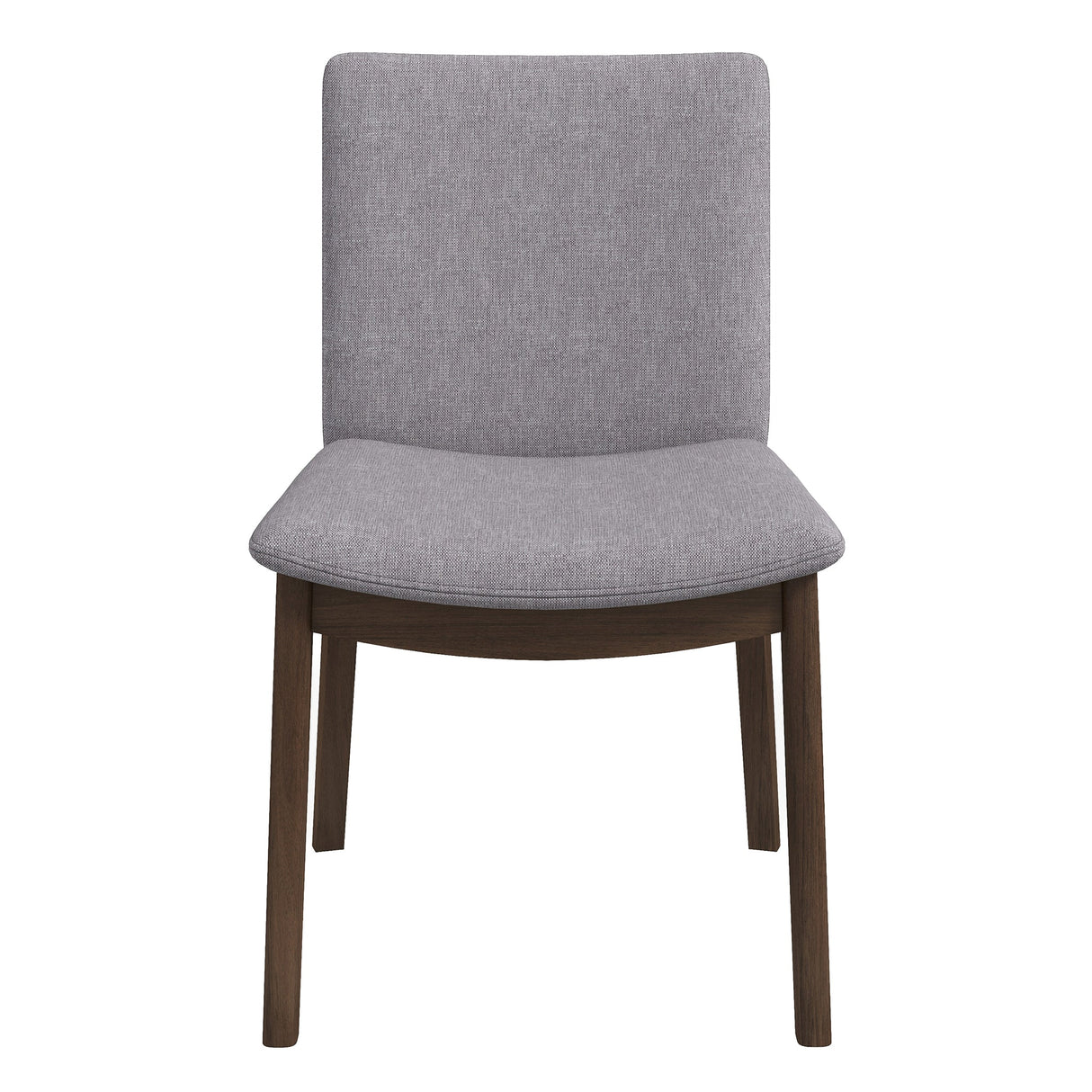 Laura Light Gray Linen Solid Wood Dining Chair from Ashcroft Furniture - Luna Furniture