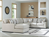Laurelgrove Pebble 5-Piece LAF Chaise Sectional from Ashley - Luna Furniture