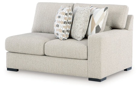 Laurelgrove Pebble Right-Arm Facing Loveseat from Ashley - Luna Furniture
