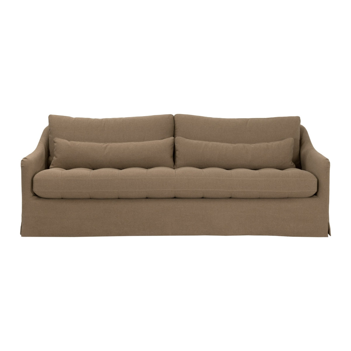 Laurent 94" Traditional Slope Arm Slipcover Sofa from Essentials For Living - Luna Furniture