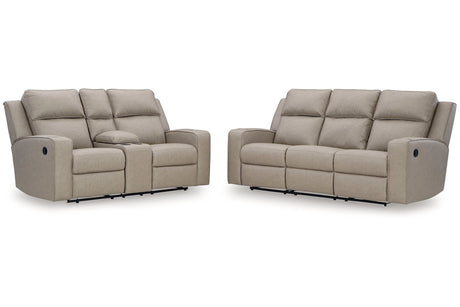 Lavenhorne Pebble Reclining Living Room Set from Ashley - Luna Furniture