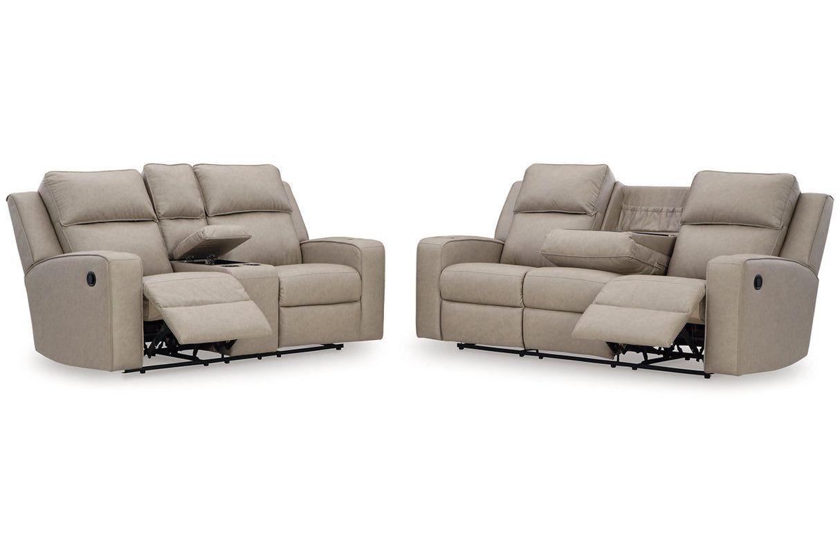Lavenhorne Pebble Reclining Living Room Set from Ashley - Luna Furniture