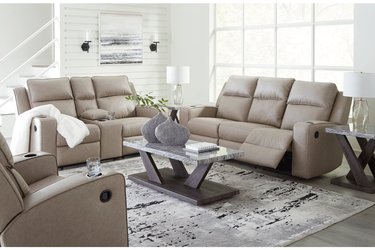 Lavenhorne Pebble Reclining Sofa, Loveseat and Recliner from Ashley - Luna Furniture