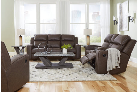 Lavenhorne Umber Reclining Sofa, Loveseat and Recliner from Ashley - Luna Furniture