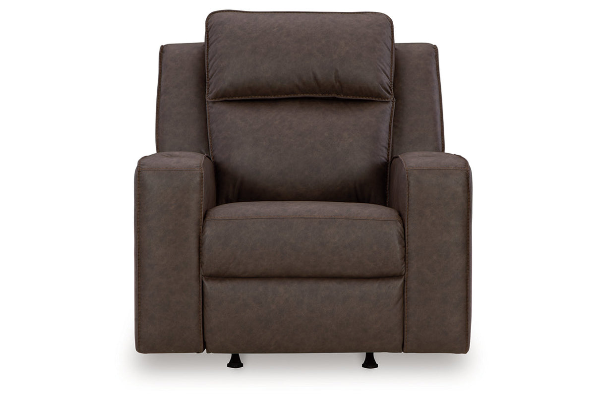 Lavenhorne Umber Reclining Sofa, Loveseat and Recliner from Ashley - Luna Furniture
