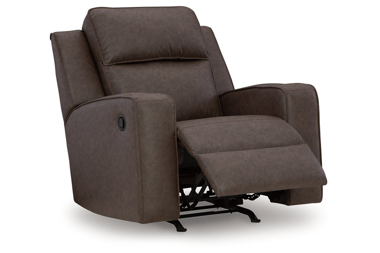 Lavenhorne Umber Reclining Sofa, Loveseat and Recliner from Ashley - Luna Furniture