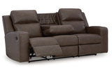 Lavenhorne Umber Reclining Sofa, Loveseat and Recliner from Ashley - Luna Furniture