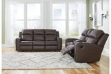 Lavenhorne Umber Reclining Sofa, Loveseat and Recliner from Ashley - Luna Furniture