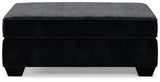 Lavernett Charcoal 5-Piece Sectional and Ottoman from Ashley Furniture - Luna Furniture