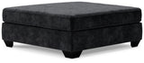 Lavernett Charcoal 5-Piece Sectional and Ottoman from Ashley Furniture - Luna Furniture