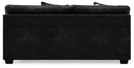 Lavernett Charcoal 5-Piece Sectional and Ottoman from Ashley - Luna Furniture