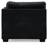Lavernett Charcoal 5-Piece Sectional and Ottoman from Ashley Furniture - Luna Furniture
