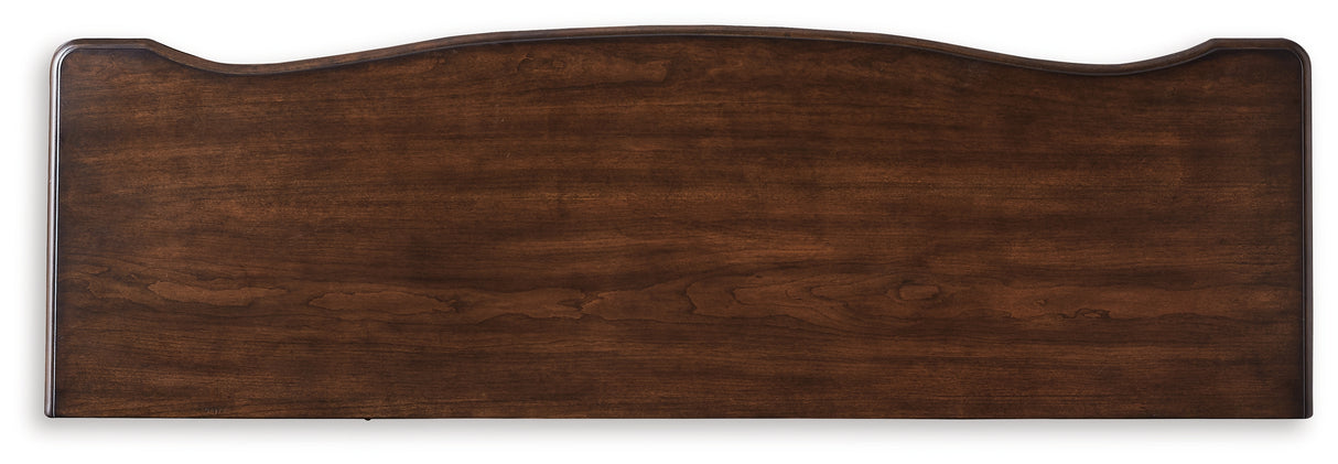Lavinton California King Poster Bed with Dresser in Brown from Ashley Furniture - Luna Furniture