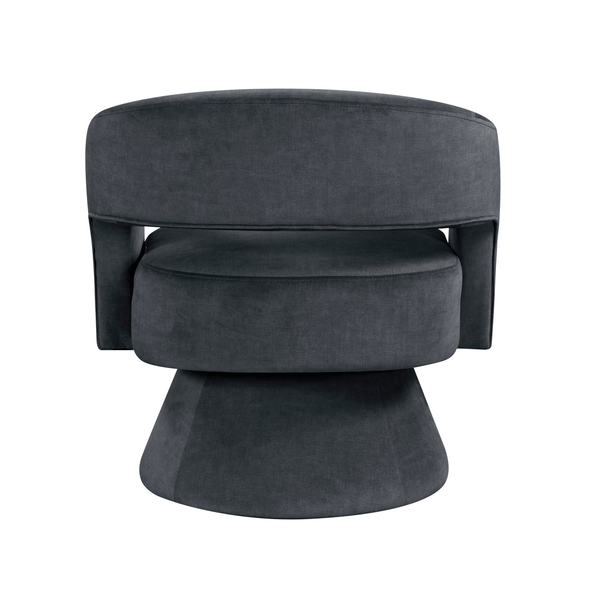Lavon Dark Gray Swivel Chair from Homelegance - Luna Furniture