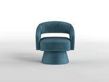 Lavon Dark Gray Swivel Chair from Homelegance - Luna Furniture