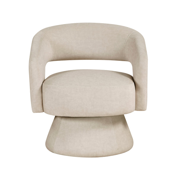 Lavon Taupe Swivel Chair