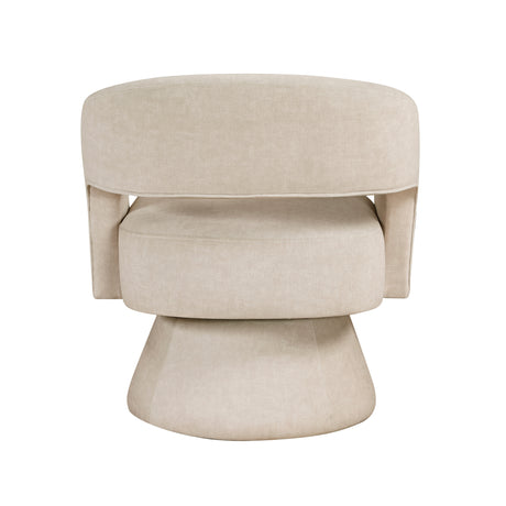 Lavon Taupe Swivel Chair from Homelegance - Luna Furniture