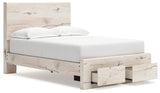 Lawroy Full Storage Bed, Dresser and Nightstand from Ashley - Luna Furniture