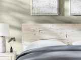 Lawroy King Panel Bed with Dresser and 2 Nightstands in Light Natural from Ashley - Luna Furniture