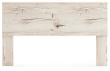 Lawroy King Panel Headboard with Mirrored Dresser in Light Natural from Ashley - Luna Furniture