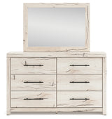 Lawroy Queen Storage Bed, 2 Dressers, Mirror and 2 Nightstands from Ashley Furniture - Luna Furniture