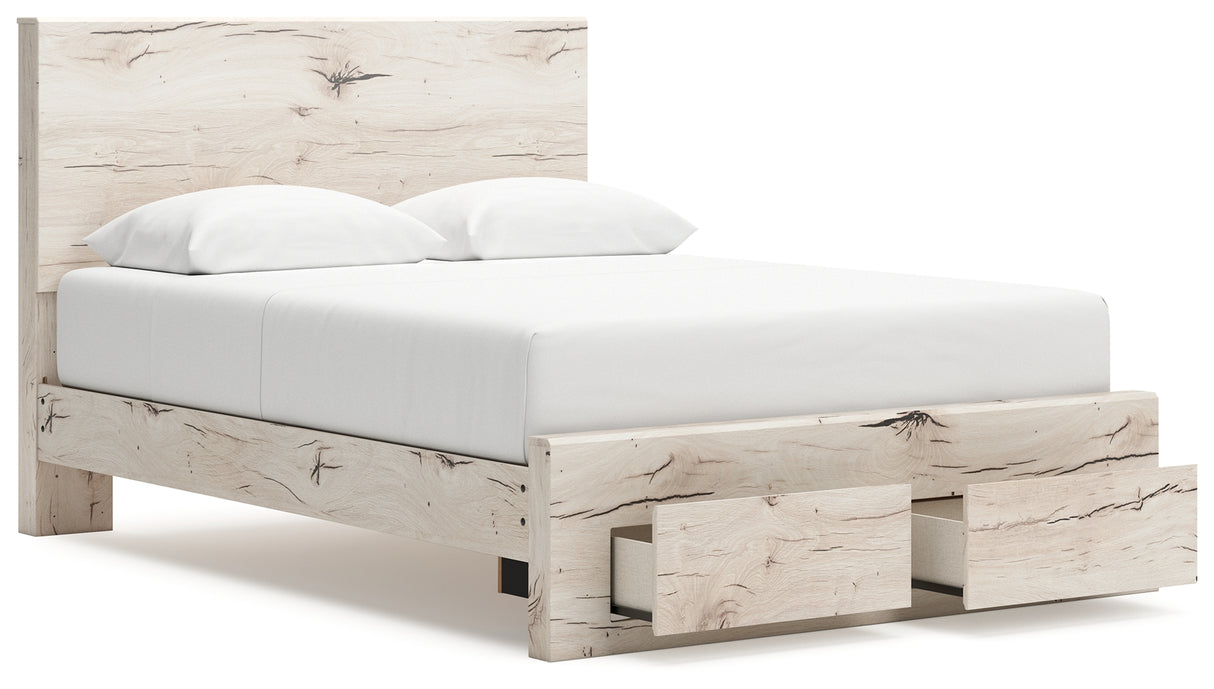 Lawroy Queen Storage Bed, 2 Dressers, Mirror and 2 Nightstands from Ashley Furniture - Luna Furniture