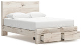 Lawroy Queen Storage Bed, 2 Dressers, Mirror and 2 Nightstands from Ashley Furniture - Luna Furniture