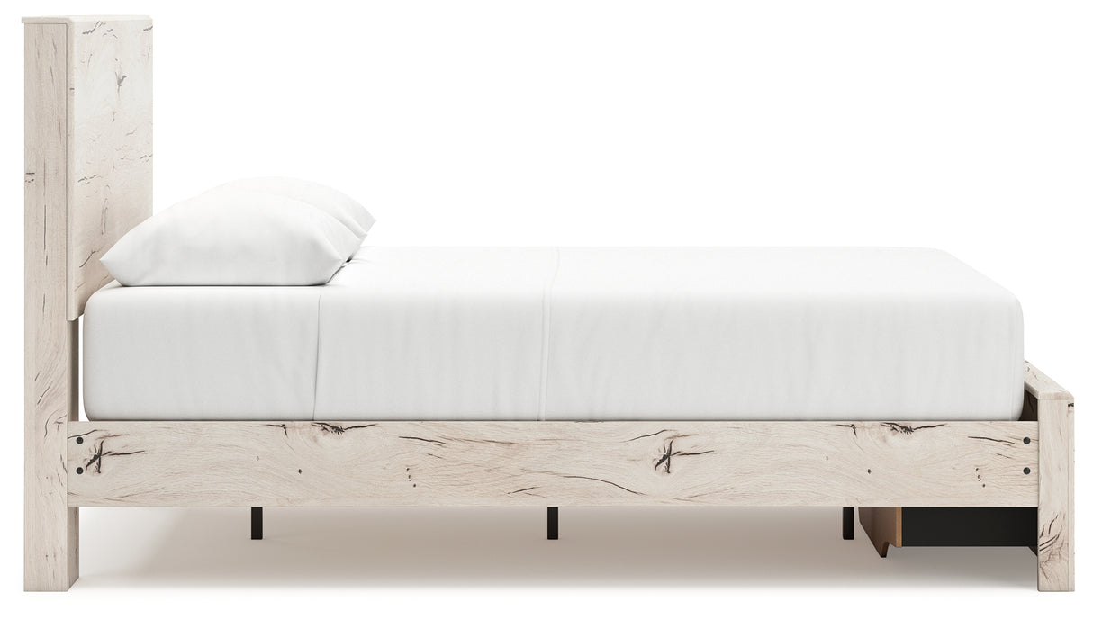 Lawroy Queen Storage Bed, 2 Dressers, Mirror and 2 Nightstands from Ashley Furniture - Luna Furniture