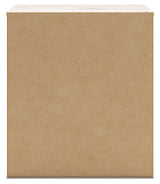 Lawroy Twin Panel Headboard with Nightstand in Light Natural from Ashley - Luna Furniture