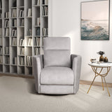 Lawson Latte Linen Swivel Glider Recliner Chair from Midinmod - Luna Furniture