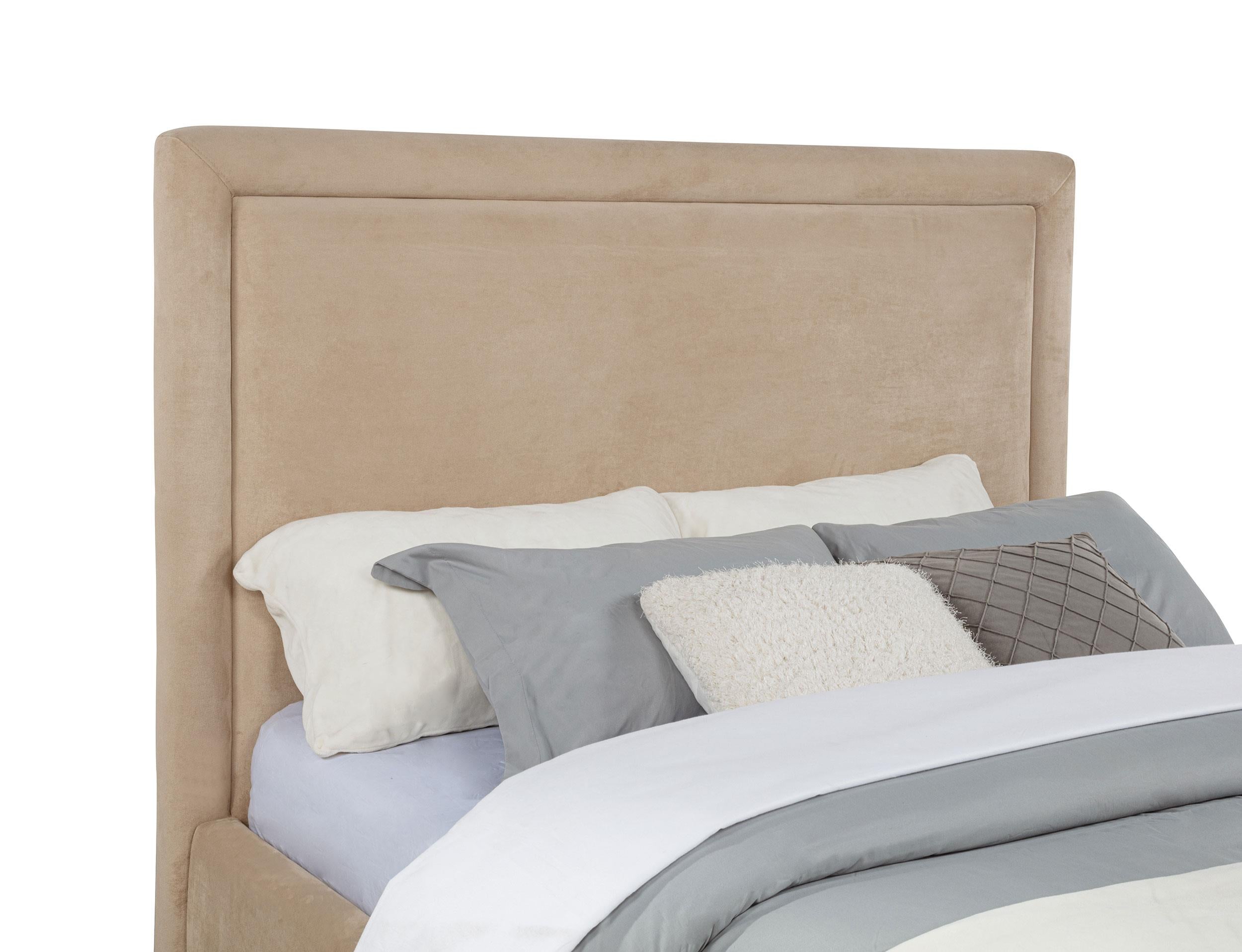 Lawson Light Saddle 55-inch Upholstered Full Platform Bed – Luna
