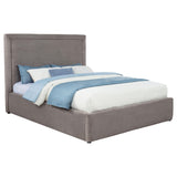 Lawson Mushroom 55-inch Upholstered Queen Platform Bed from Coaster - Luna Furniture