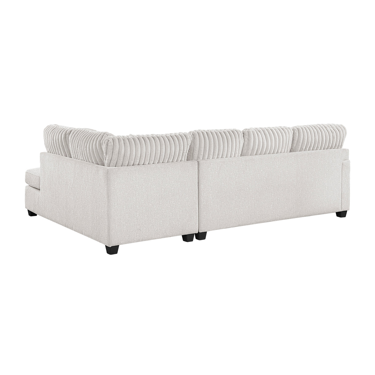 Lawson Taupe 2-Piece Sectional with Chaise from Homelegance - Luna Furniture