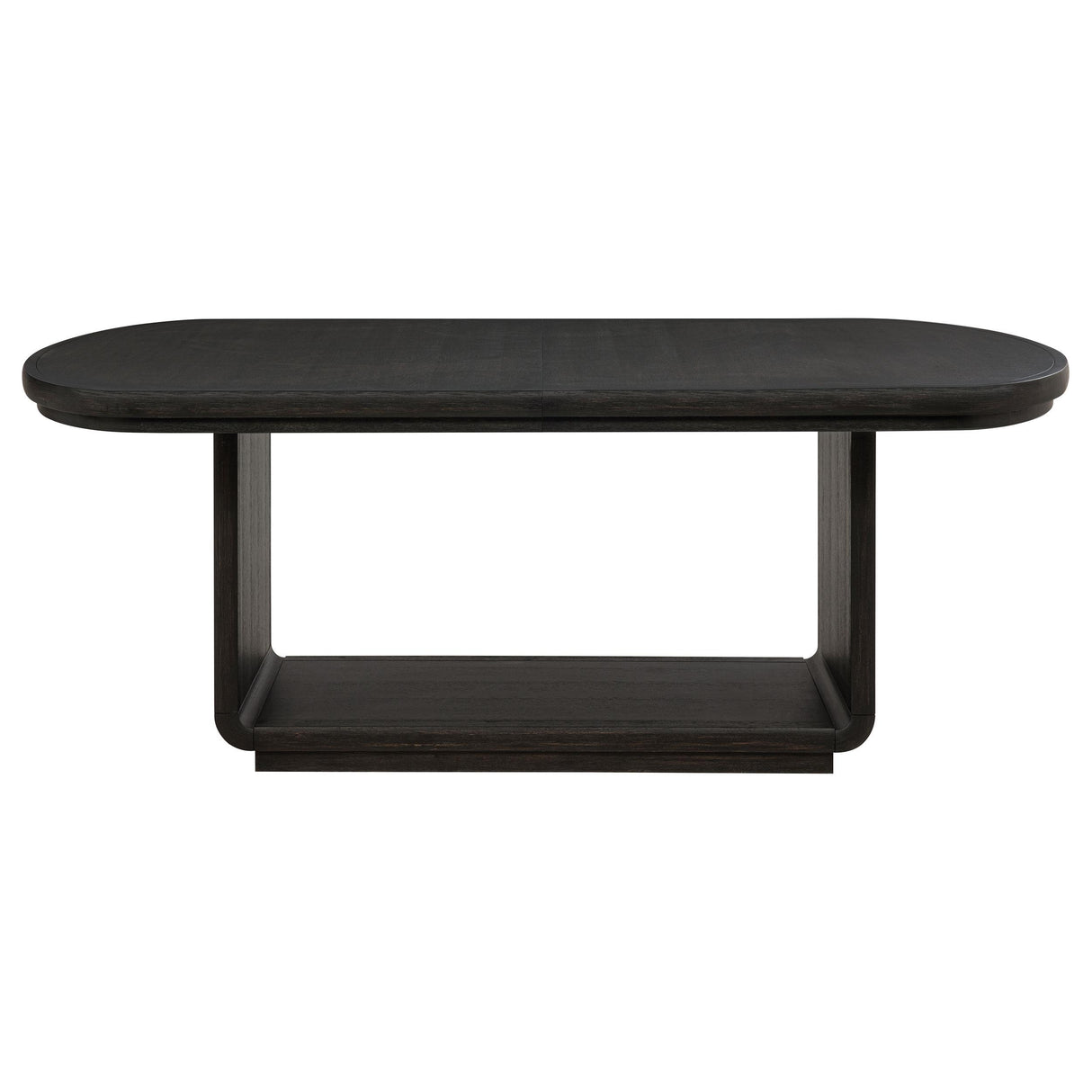 Leandro Burnished Black/Cream 9-Piece Rectangular Dining Table Set from Coaster - Luna Furniture