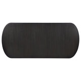 Leandro Burnished Black/Cream 9-Piece Rectangular Dining Table Set from Coaster - Luna Furniture