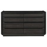Leandro Burnished Black 8-Drawer Bedroom Dresser from Coaster - Luna Furniture