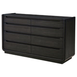 Leandro Burnished Black 8-Drawer Bedroom Dresser from Coaster - Luna Furniture