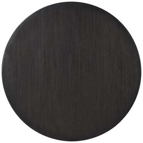 Leandro Burnished Black 7-Piece Round Dining Table Set from Coaster - Luna Furniture