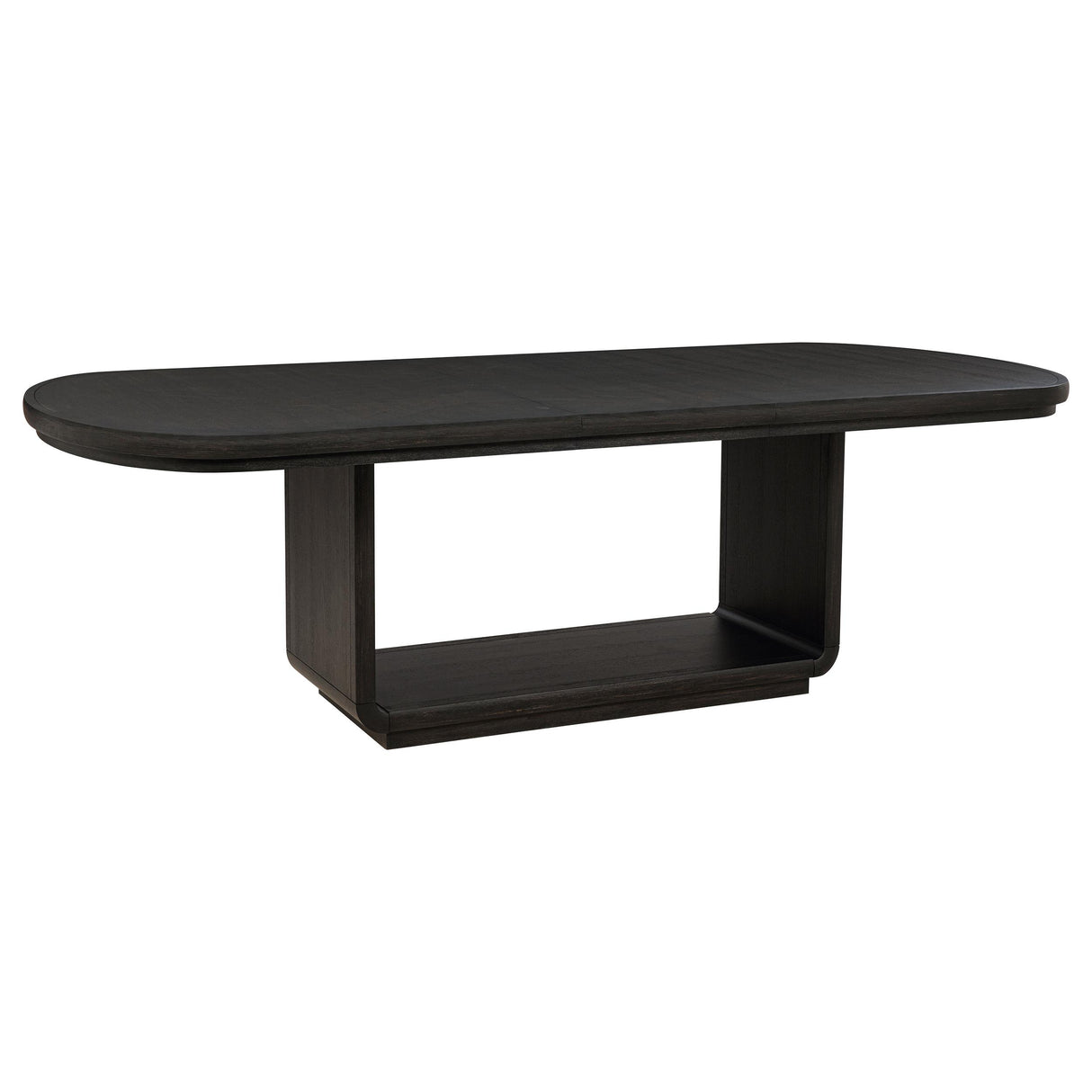 Leandro Burnished Black/Cream 9-Piece Rectangular Dining Table Set from Coaster - Luna Furniture
