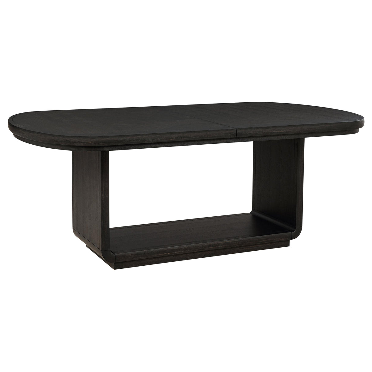 Leandro Burnished Black/Cream 9-Piece Rectangular Dining Table Set from Coaster - Luna Furniture