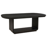 Leandro Burnished Black/Cream 9-Piece Rectangular Dining Table Set from Coaster - Luna Furniture