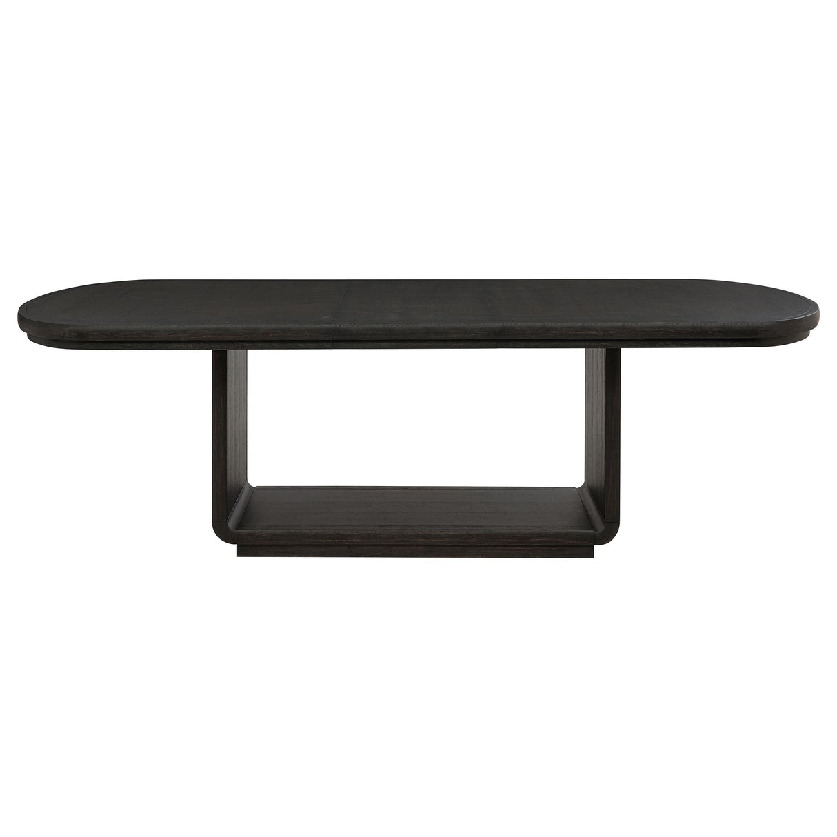 Leandro Burnished Black/Cream 9-Piece Rectangular Dining Table Set from Coaster - Luna Furniture