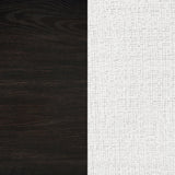 Leandro Burnished Black/Cream Upholstered Dining Arm Chair, Set of 2 from Coaster - Luna Furniture