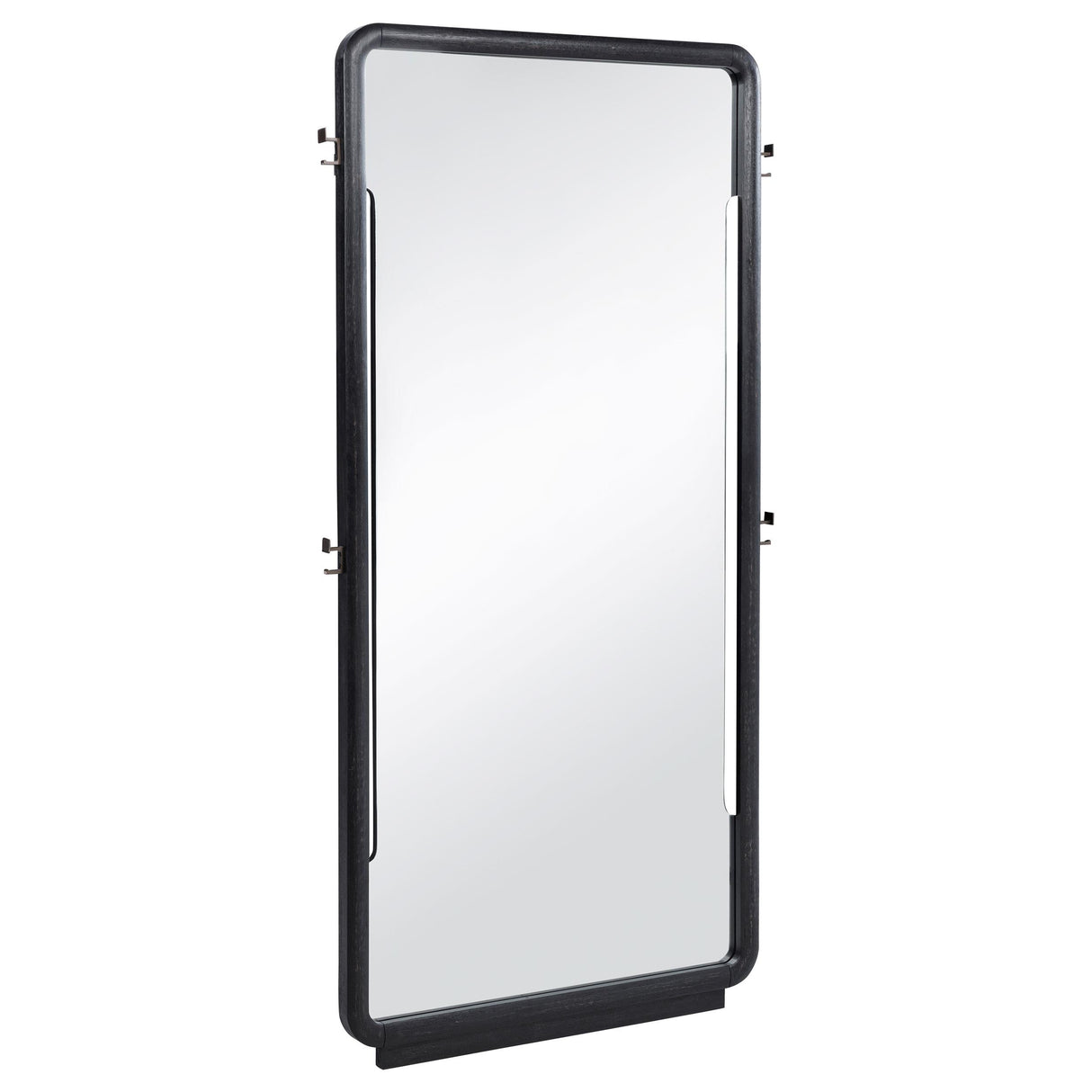 Leandro Burnished Black Full Length Floor Mirror from Coaster - Luna Furniture
