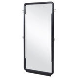 Leandro Burnished Black Full Length Floor Mirror from Coaster - Luna Furniture
