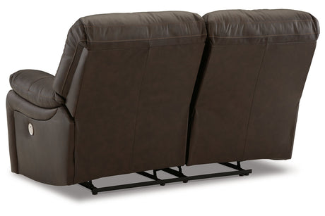 Leesworth Power Reclining Sofa, Loveseat and Recliner from Ashley - Luna Furniture