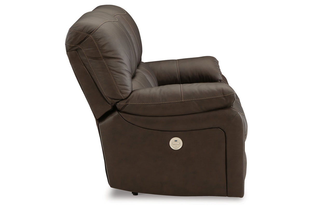 Leesworth Power Reclining Sofa, Loveseat and Recliner from Ashley - Luna Furniture